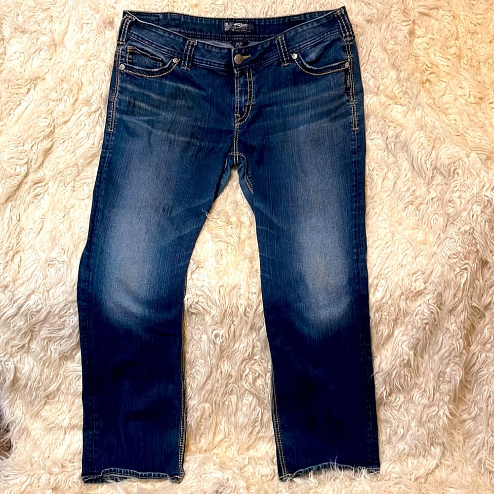 Silver Suki Jeans Bootcut Size W34/L33 Mid rise. Excellent used condition.